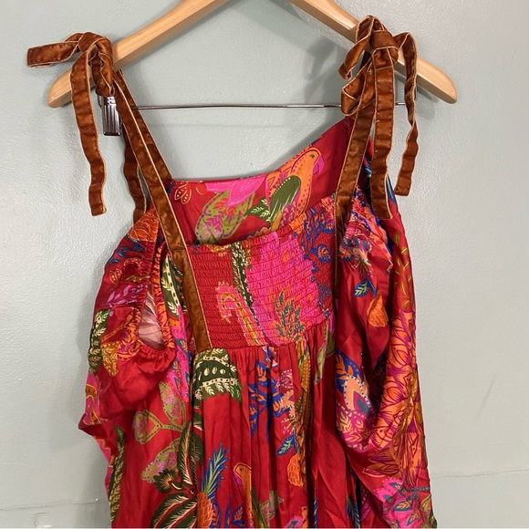 FARM Rio Mystic Bush Midi Dress Floral Tropical Colorful‎ Medium - Picture 8 of 10